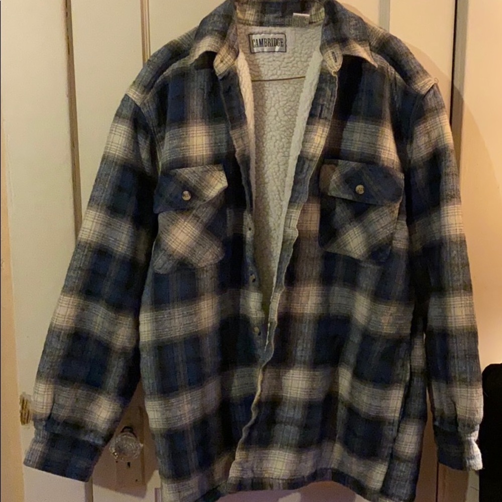 Cambridge fleece lined flannel Jacket